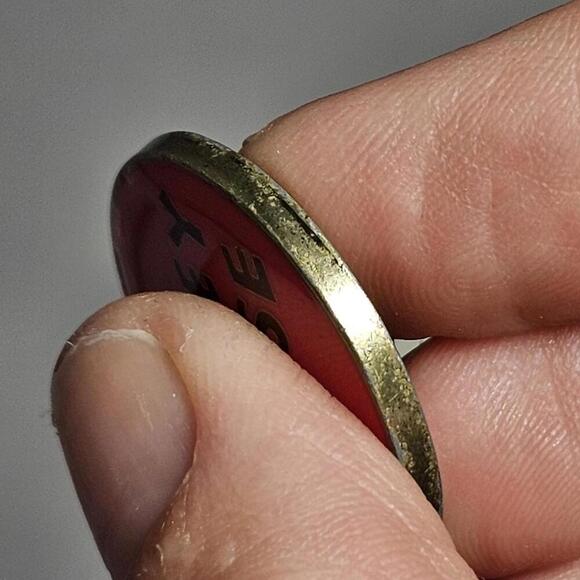 Disney Mickey Mouse Red Round Trading Pin Junk Food 2018 Target - Picture 6 of 6